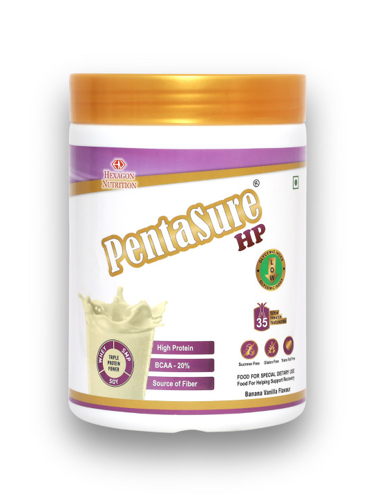 PentaSure HP Whey Protein Powder - Banana Vanilla - 400g