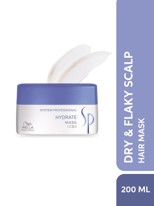 WELLA PROFESSIONALS SP Hydrate Hair Mask for Dry Hair to Manage Frizz & Shine - 200ml