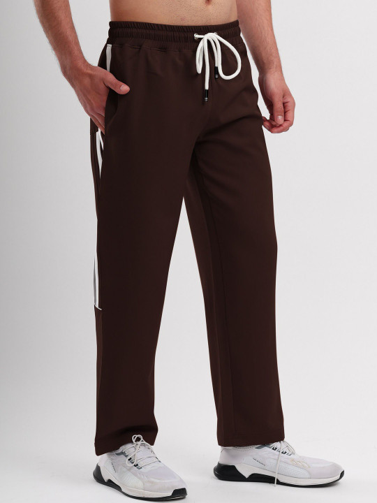 Resteez Men Regular Fit Brand Logo Training Track Pants