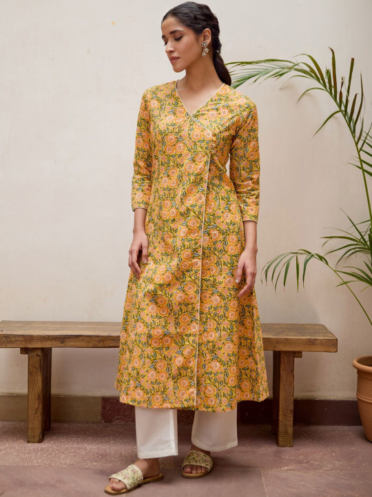 anayna Women Floral Printed Kurta