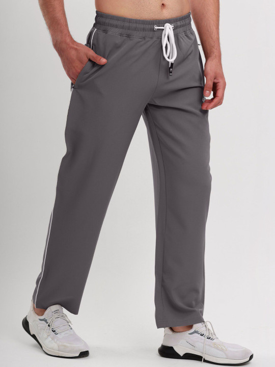 Resteez Men Regular Fit Brand Logo Training Track Pants