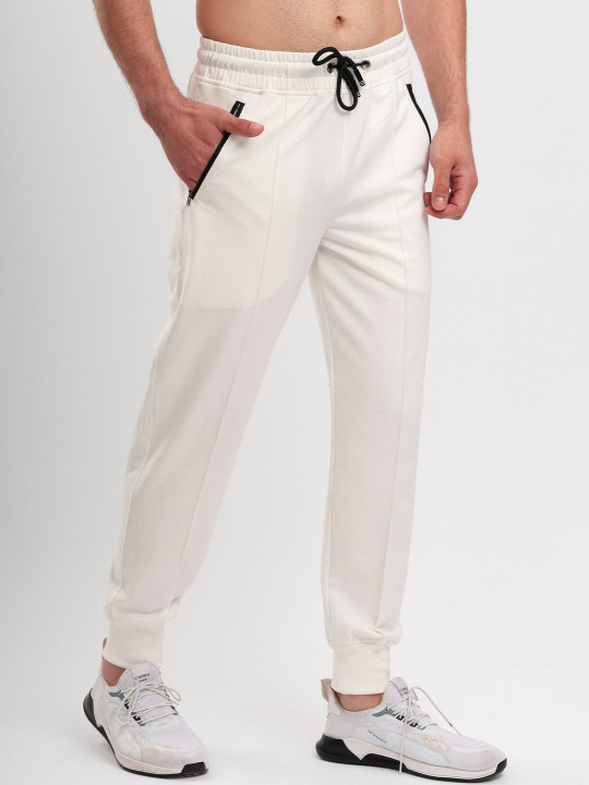 Resteez Men Regular Fit Brand Logo Training Joggers