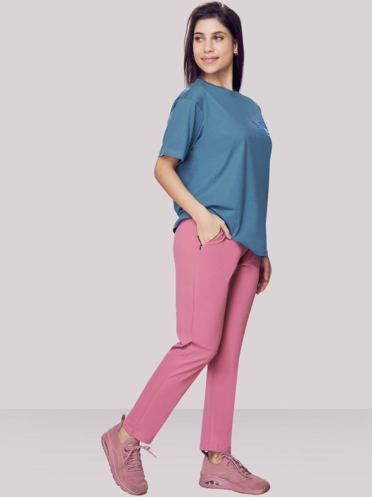 Lango Women Regular Fit Training Track Pants