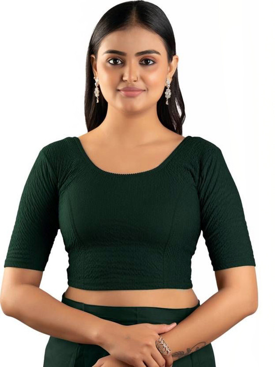 HERE&NOW Woven Design Saree Blouse