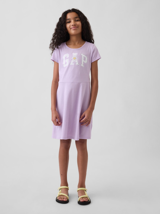 GAP Print Fit & Flare Dress