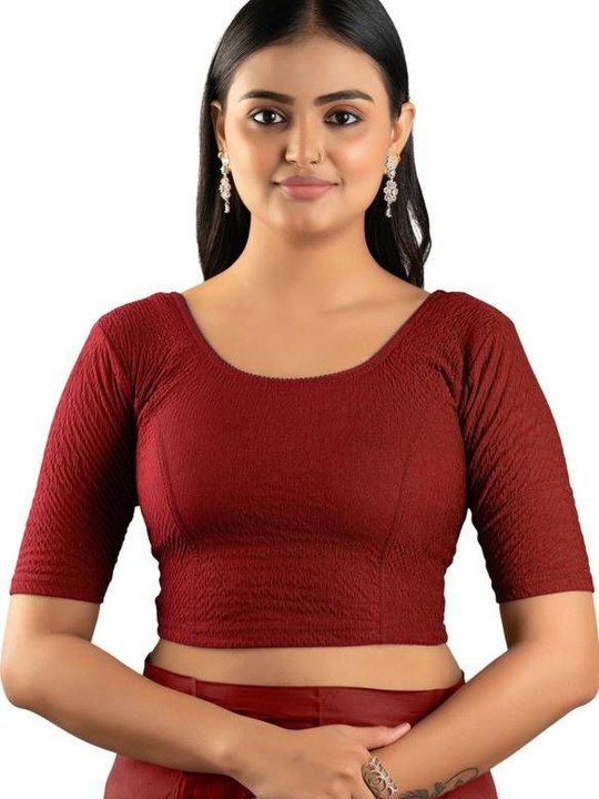 HERE&NOW Woven Design Saree Blouse