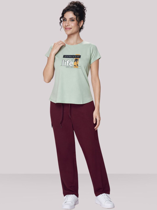 Lango Women Wide Leg Track Pants