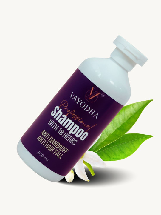 VAYODHA Anti Dandruff & Hair Fall Shampoo With 18 Herbs - 300 ml