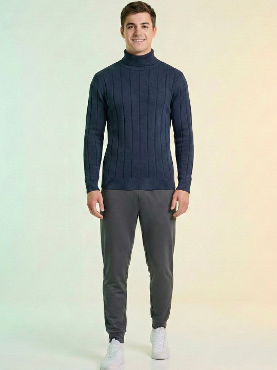 Roadster The Lifestyle Co. Ribbed Round Neck Pullover