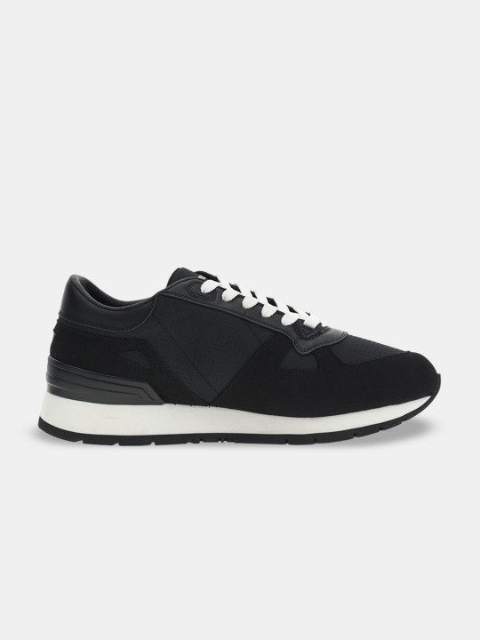 GUESS Men PU Round Toe Lace-Ups Sneakers