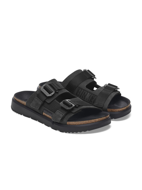 Birkenstock Shinjuku Unisex Regular Width Black Leather Sandal