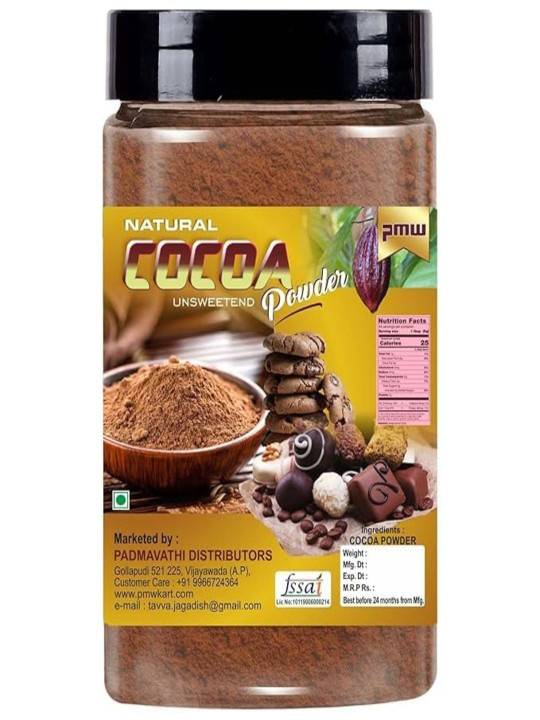 PMW Natural Cocoa Powder- 500 g