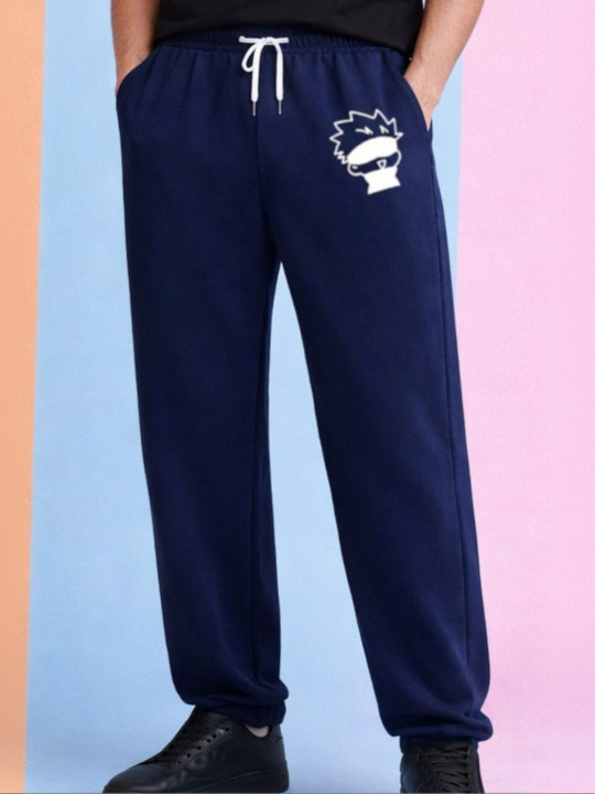 Moda Rapido Men Regular Fit Graphic Print Joggers