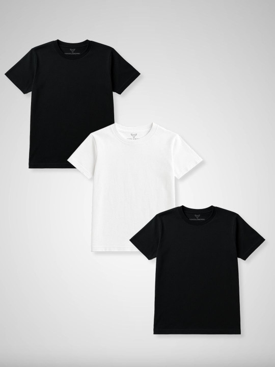 DOODLEBERRY Girls Cotton Tshirts