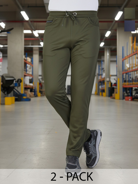 Moda Rapido Men Pack of 2 Regular Fit Training Joggers