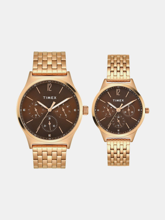 Timex Unisex Dial & Bracelet Style Straps Analogue Multi Function Watch TW00PR349