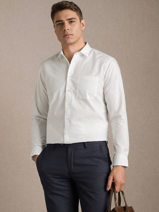 Louis Philippe Men Slim Fit Formal Shirt