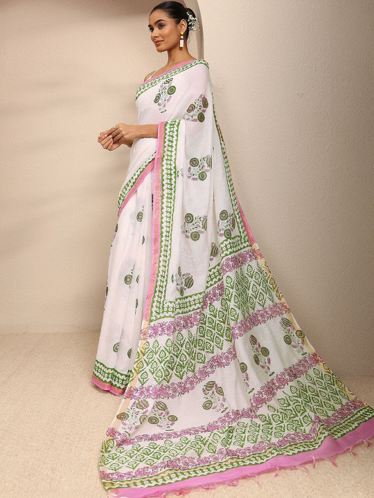 Libas Floral Saree
