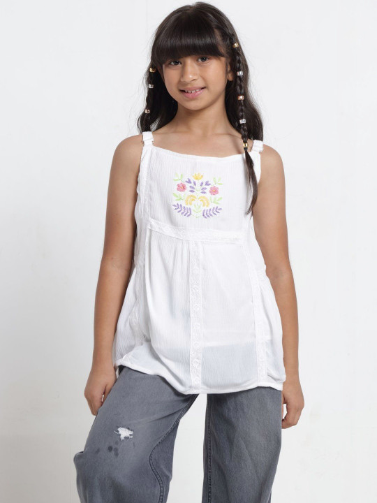 UNDER FOURTEEN ONLY Girls Cotton Tops