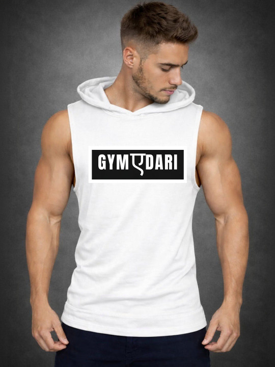 SZN Printed Cotton Gym Vest