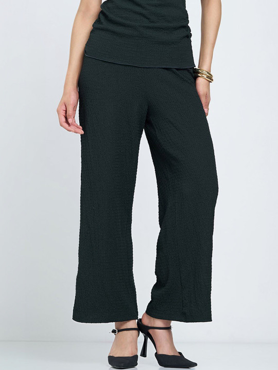 Honey by Pantaloons Women Relaxed Fit Textured Track Pants