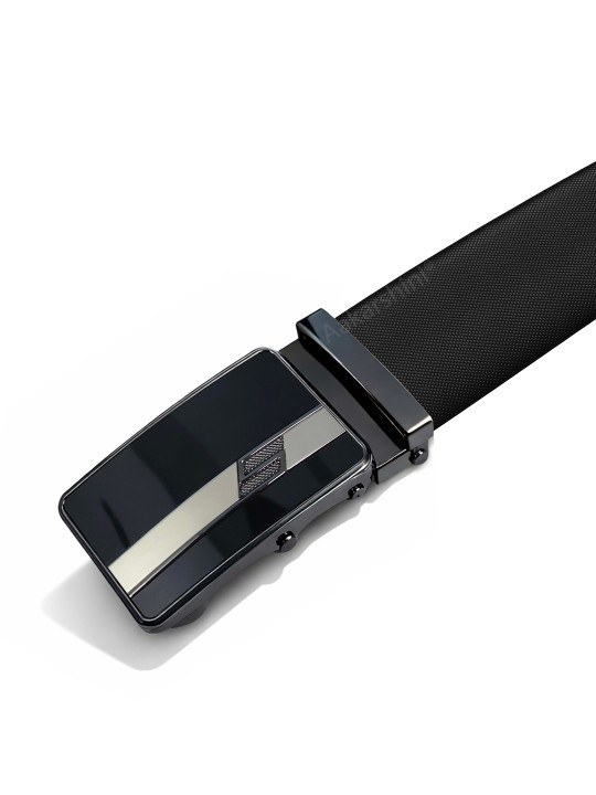 Aakarshini Men Textured PU Reversible Formal Belt