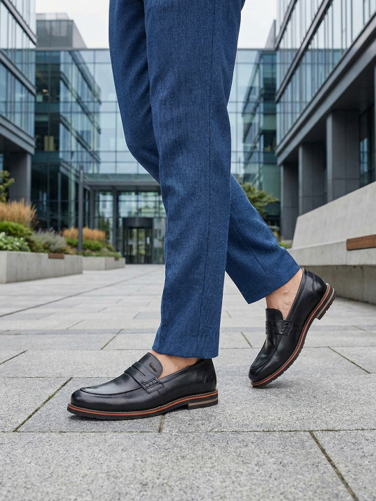 Bugatti Caleo Revo ExKo Men Leather Loafers