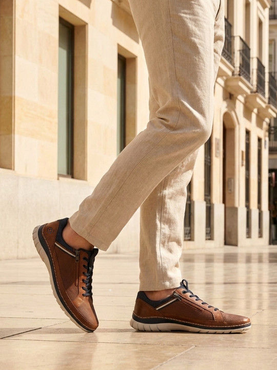 Bugatti Men Brown Synthetic Sneakers