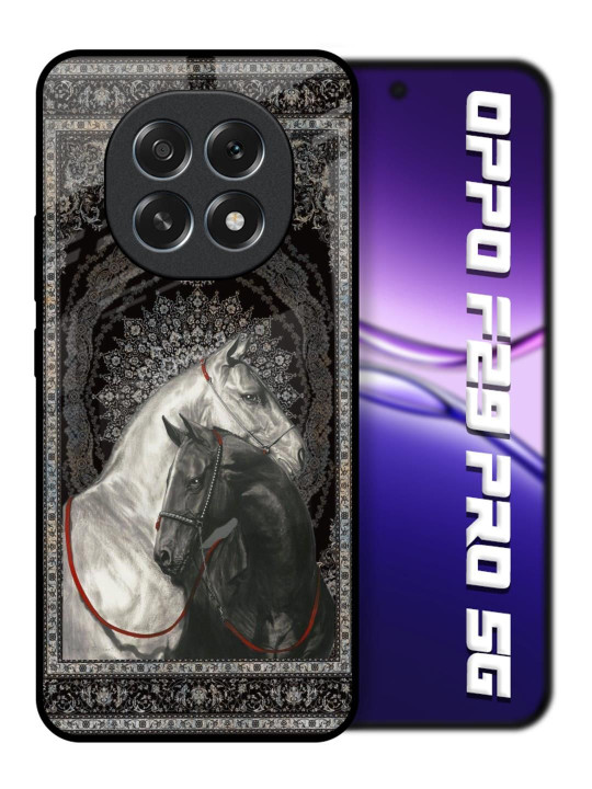 QRIOH Solid Printed Oppo F29 Pro 5G Back Case Mobile Accessories