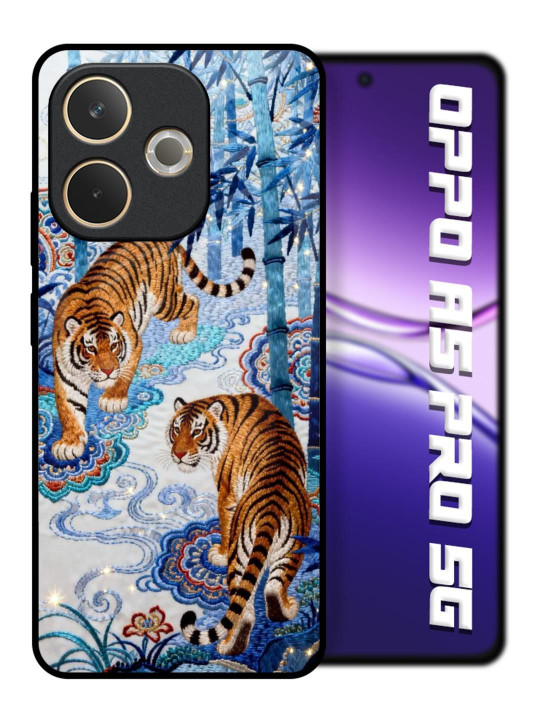 QRIOH Conversational Printed Oppo A5 Pro 5G Back Case Mobile Accessories