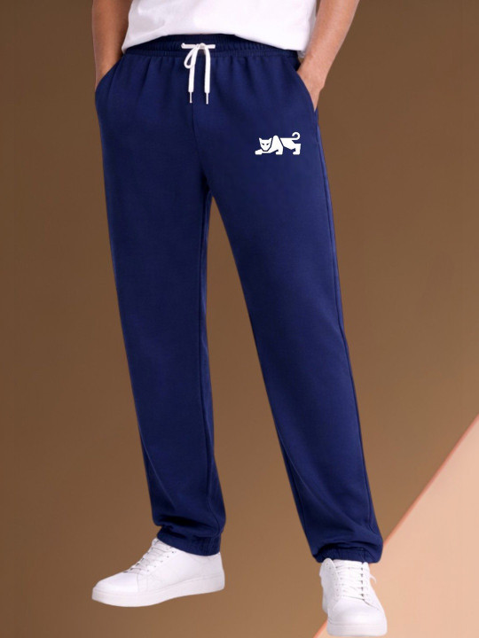 Moda Rapido Men Regular Fit Graphic Print Joggers