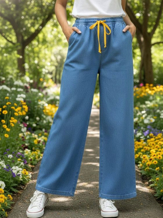 BuaGi Collection Women Wide Leg Track Pants