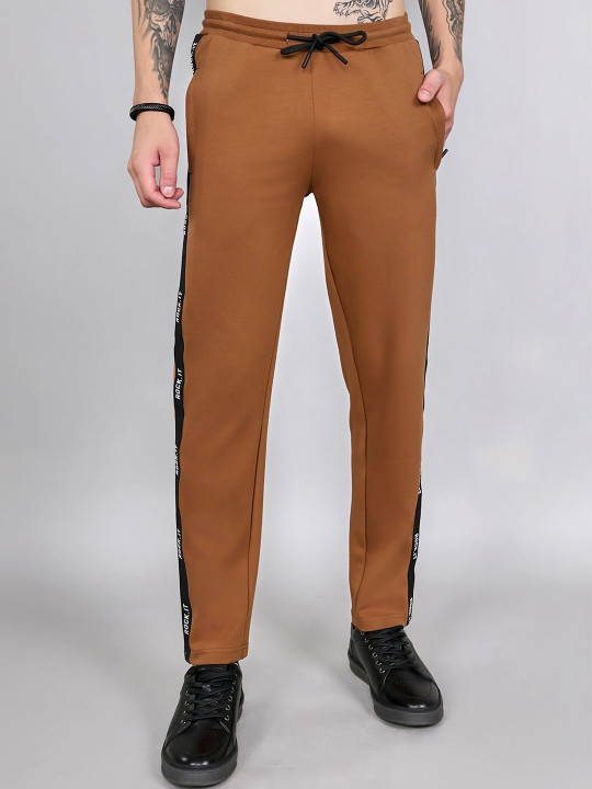 rock.it Men Regular Fit Brand Logo Training Joggers