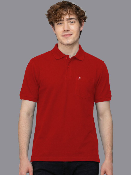 AMUL COMFY Polo Collar Lounge Tshirts