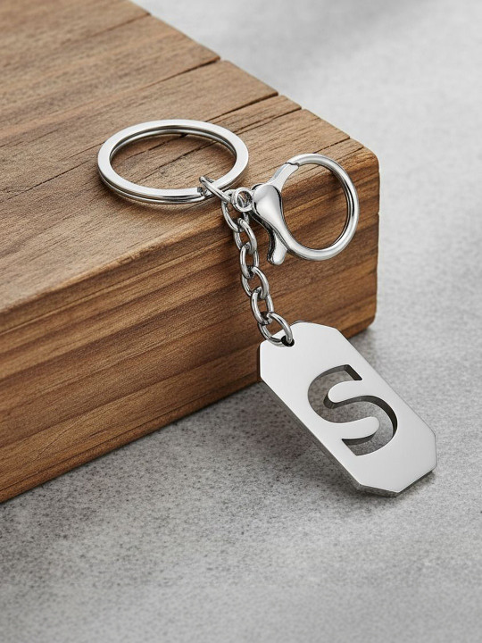 M Men Style S Letter Key Chain