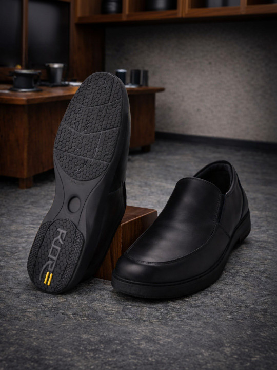 Florsheim Rayp3 Men Black Slip-On Loafers