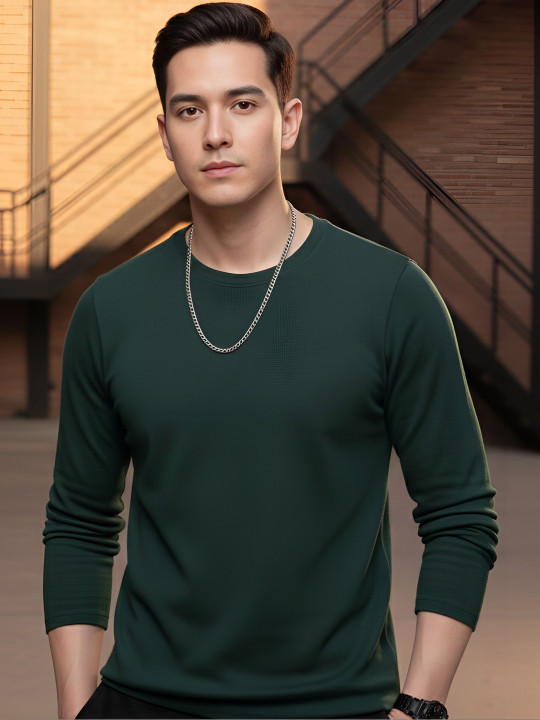 SYMBLANCE Men Brand Logo T-shirt