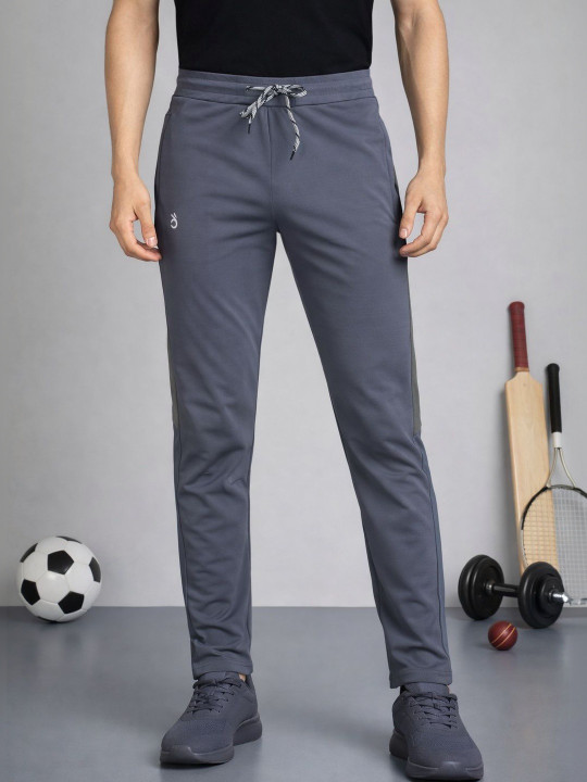 Lemona Men Regular Fit Colourblocked Training Track Pants