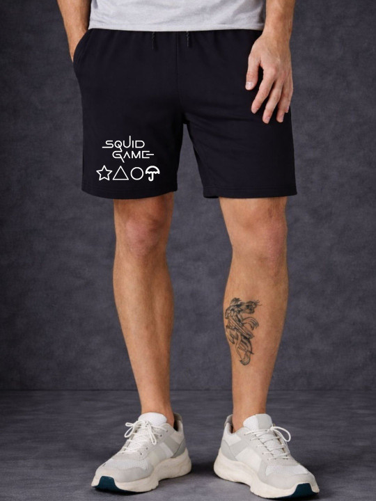 SZN Men Printed Squid Game Shorts