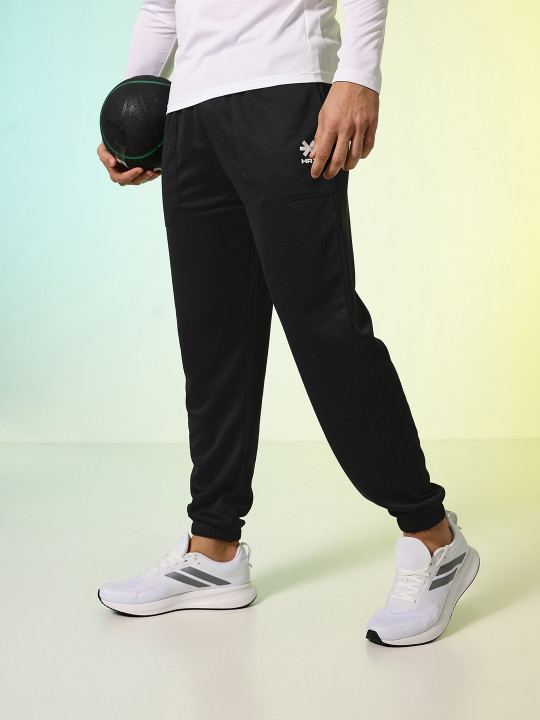 HRX by Hrithik Roshan Men Brand Logo Rapid-Dry Training Joggers