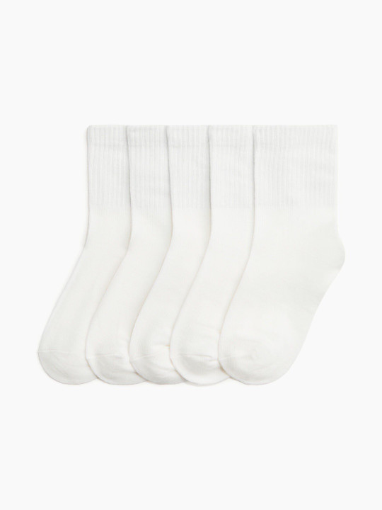 H&M Women Pack of 5 Cotton Calf Length Socks