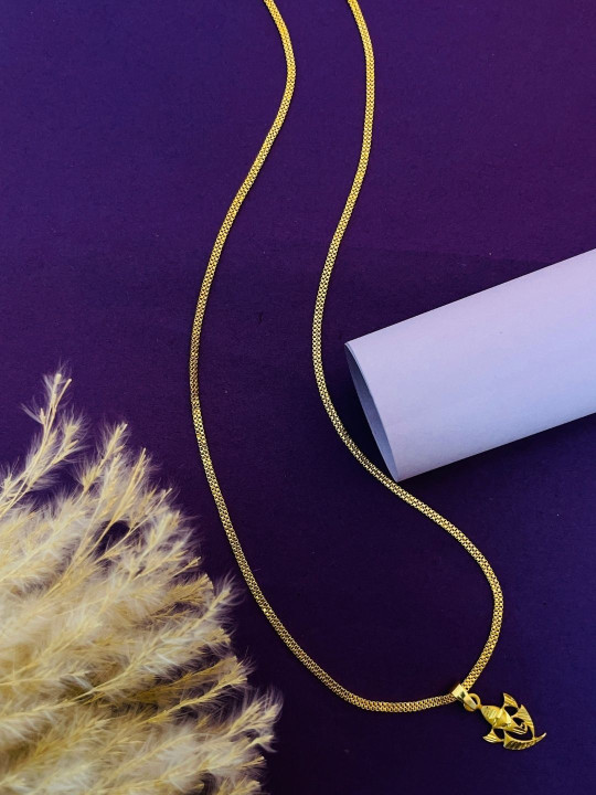 Jewelry Miguel Gold-Plated Quirky Pendants with Chains