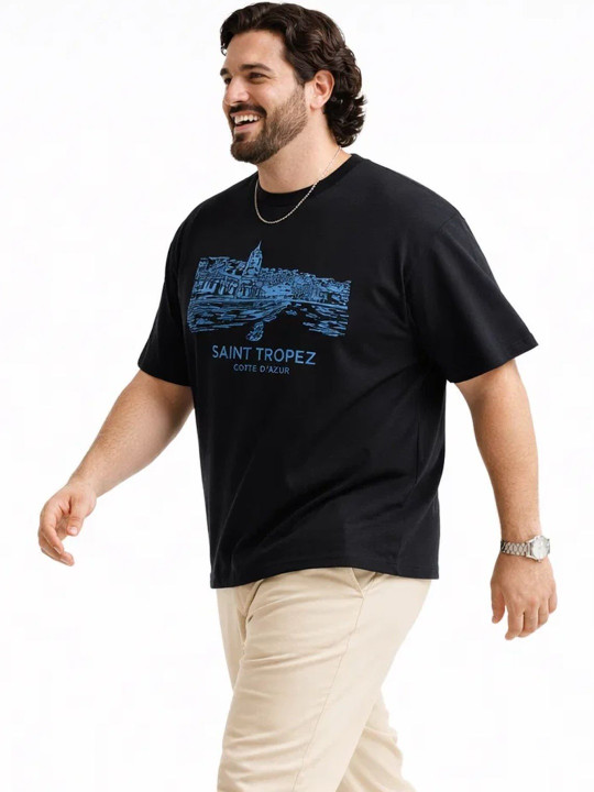 Big Hello - The Plus Life Men Printed T-shirt