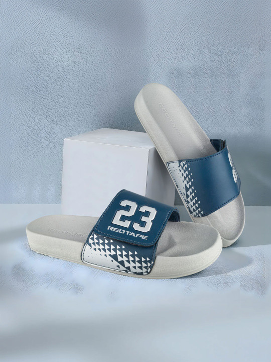 Red Tape Men Printed Sliders