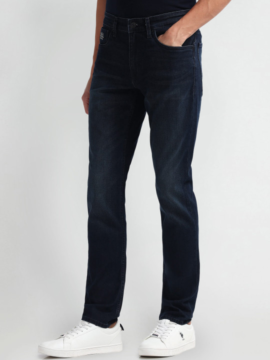 Men Brandon Slim Fit Light Fade Stretchable Jeans