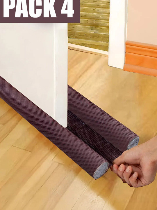Brown Brown 4-Pcs Stopper Doormat 36-inch