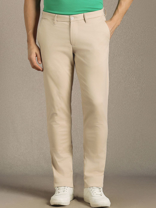Louis Philippe Sport Men Slim Fit Chinos Trousers