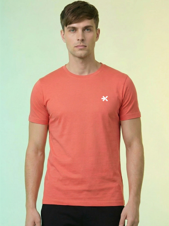 HRX by Hrithik Roshan Men Brand Logo Printed Pure Cotton Blend T-shirt
