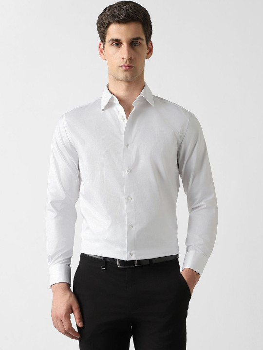 Van Heusen Men Tailored Fit Formal Shirt