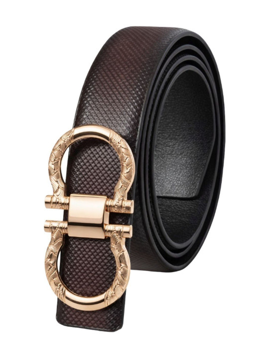 Niddleman Men Textured PU Belt